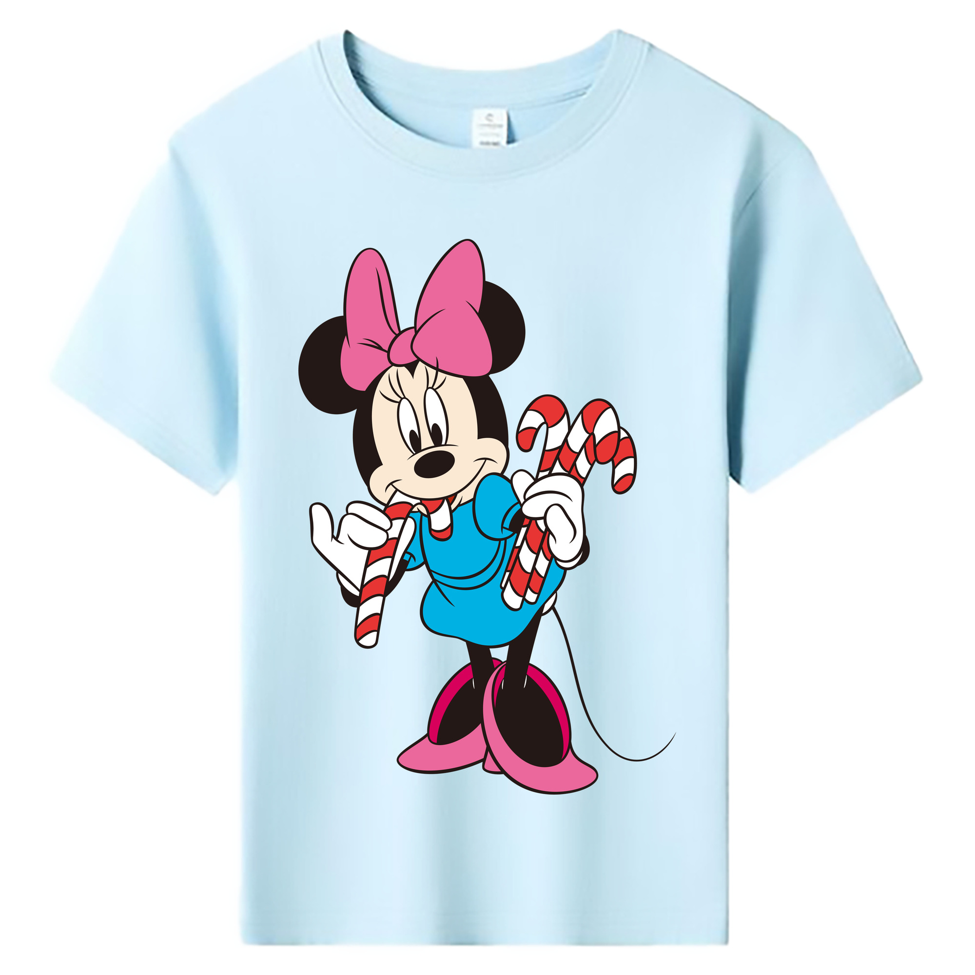 ミッキーマウス Mickey Mouse 綿100％キッズTシャツ（フロントプリント）